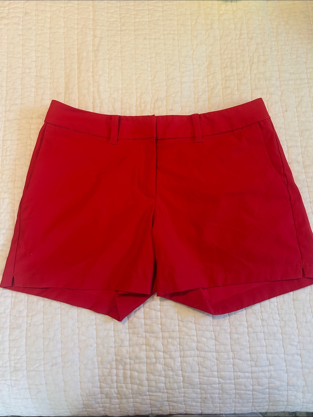 Women's Red Nike Golf Shorts